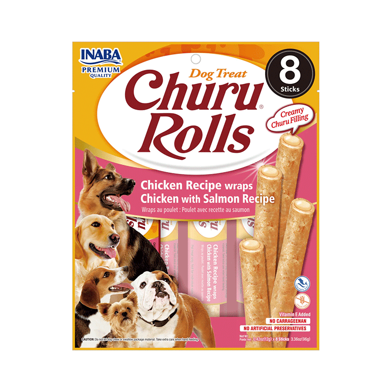 Churu Rolls Pollo y Salmon