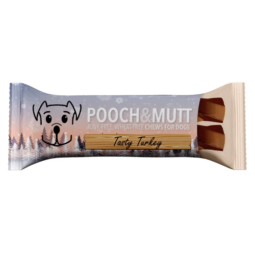 Pooch Mutt Barritas Dentales Pavo