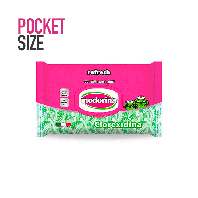 indorina pocket toallitas clorexidina