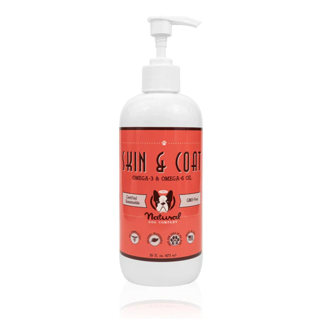 natural dog company Aceite Skin Coat perro