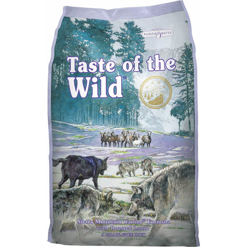 Taste of the wild Sierra Mountain perro