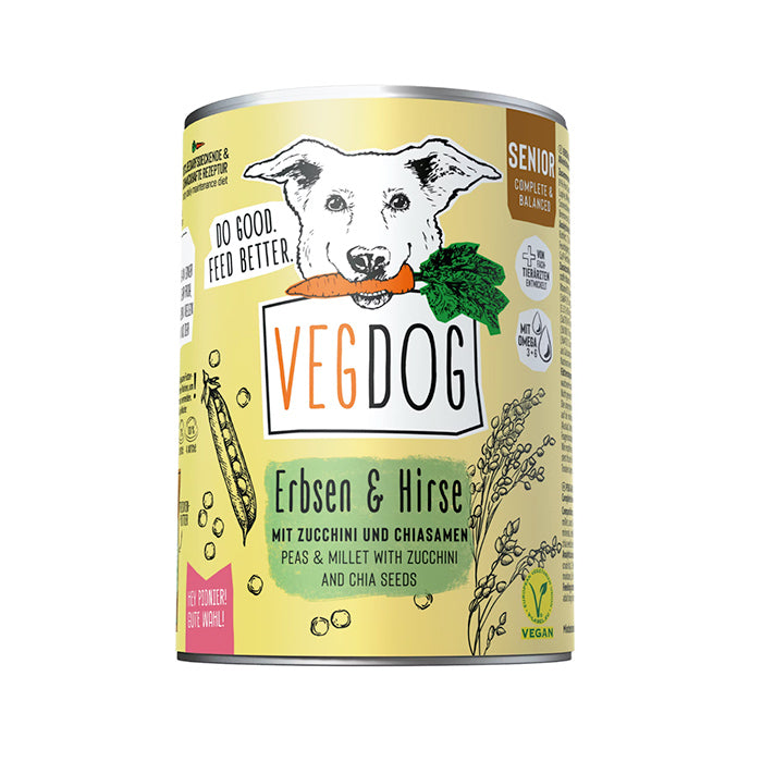 Vegdog Senior comida humeda perro