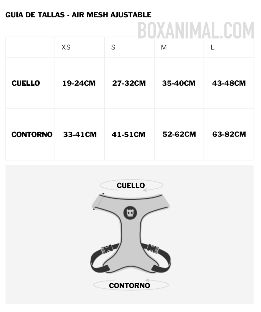 ZeeDog Air Mesh Arnés Jet Ajustable tallas