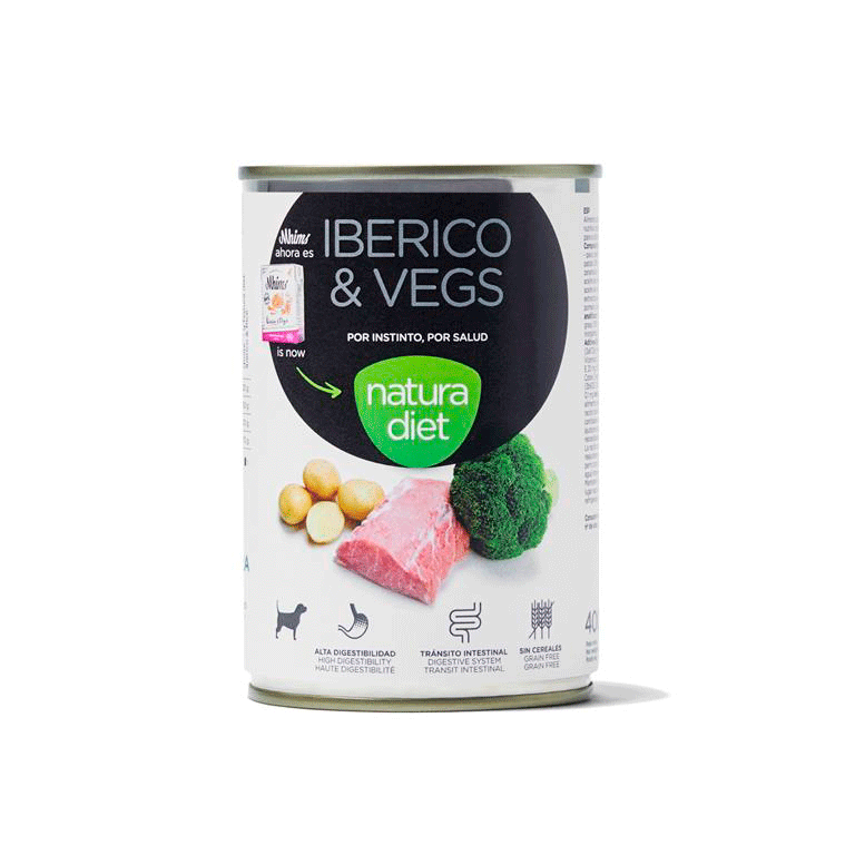 Natura Diet Ibérico & Vegetables comida húmeda perro