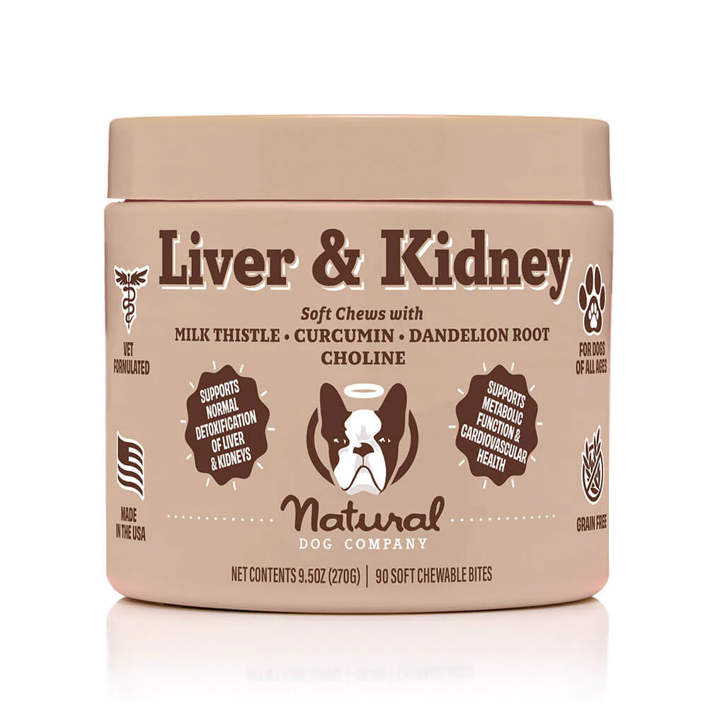 Natural Dog Company Suplemento Liver & Kidney (riñón e hígado)