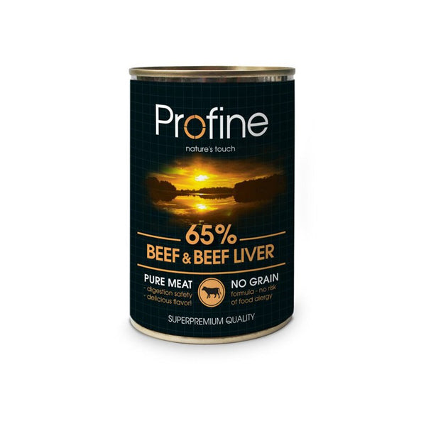profine lata hígado buey perro